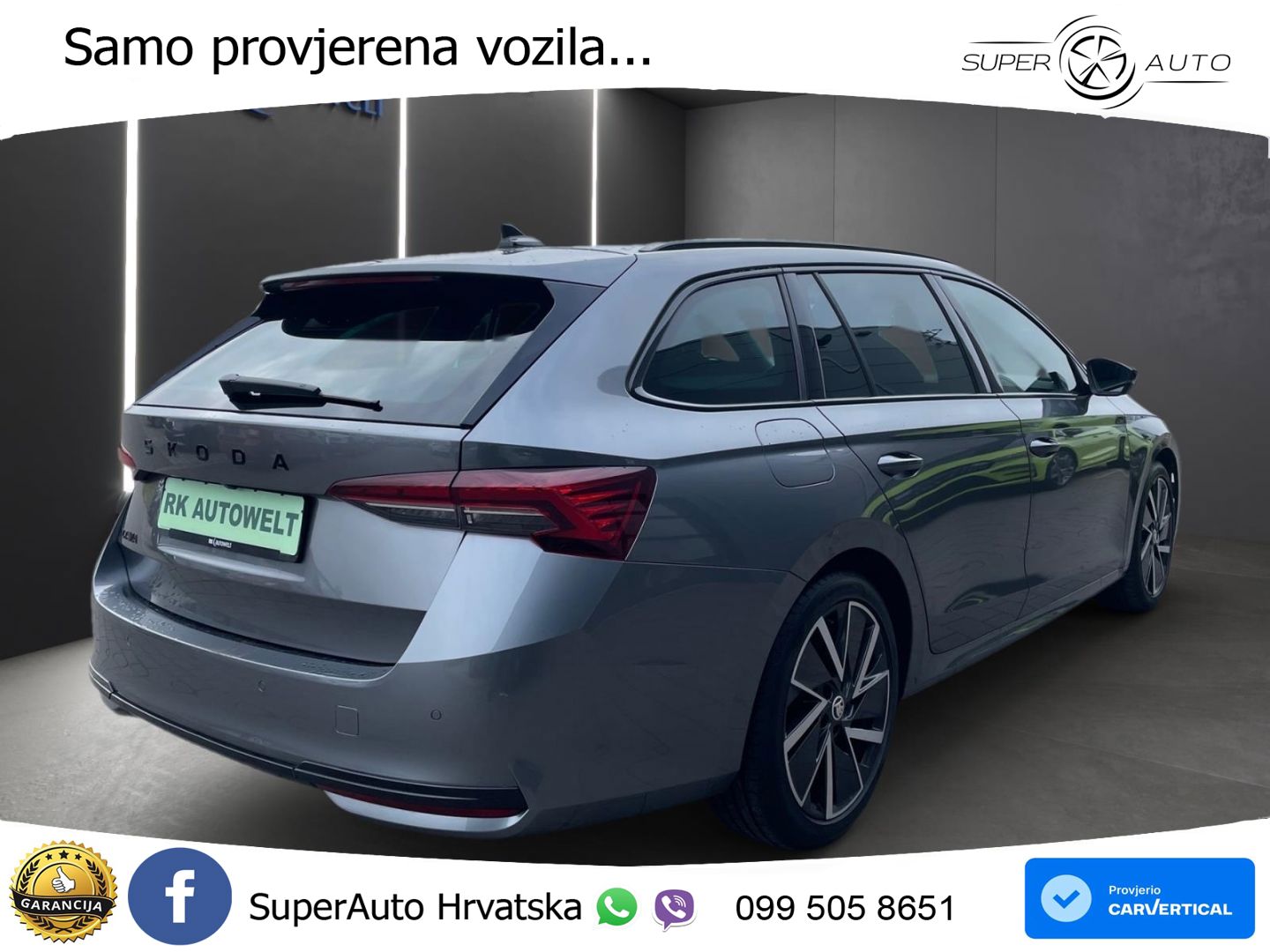 Škoda Octavia Combi 1.5 TSI (150 KS) DSG SportLine LED+GR SJED+ACC