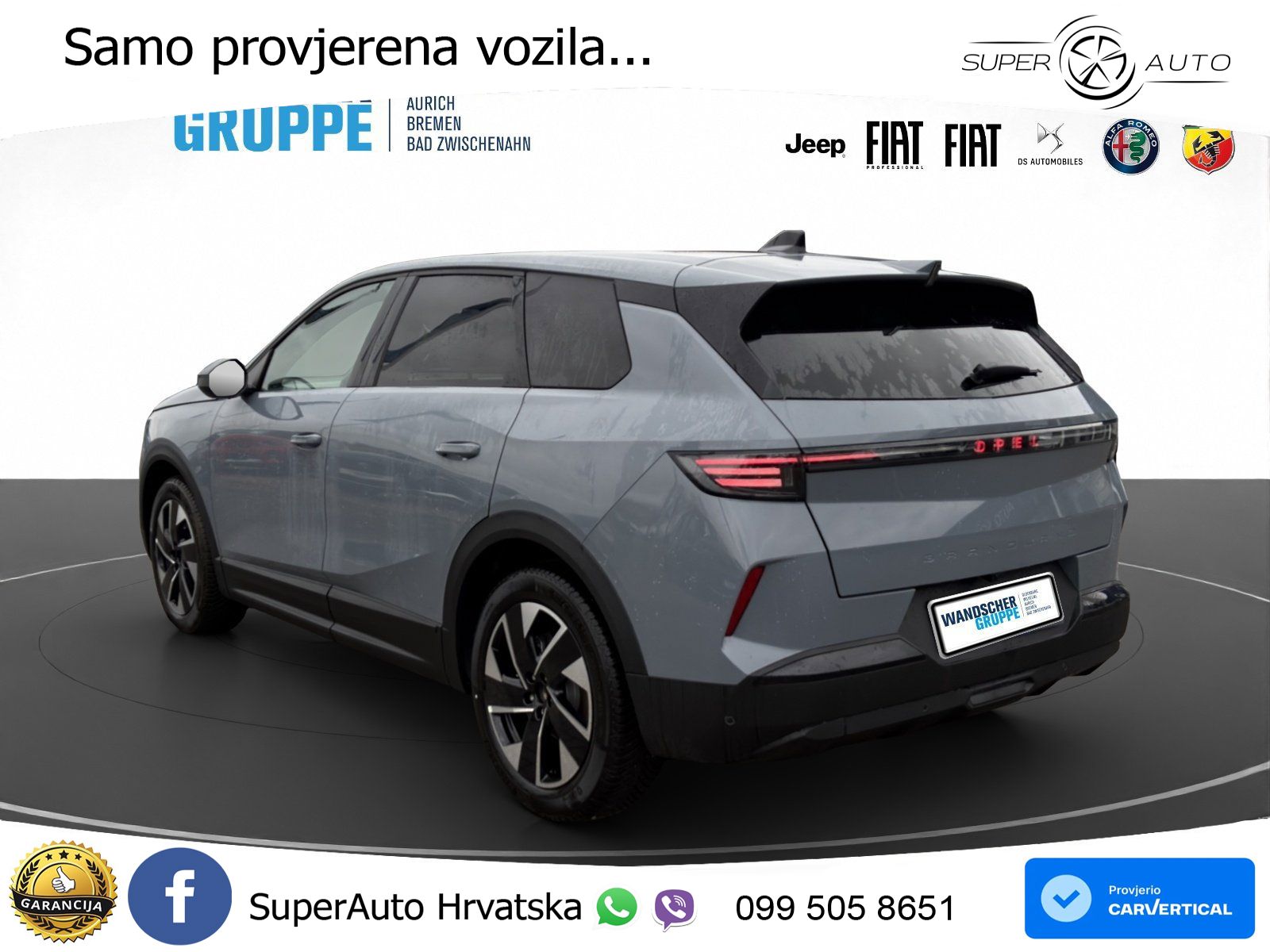 Opel Grandland 1.2 Turbo (145 KS) Hybrid eDCT GS LED+GR SJED+ACC