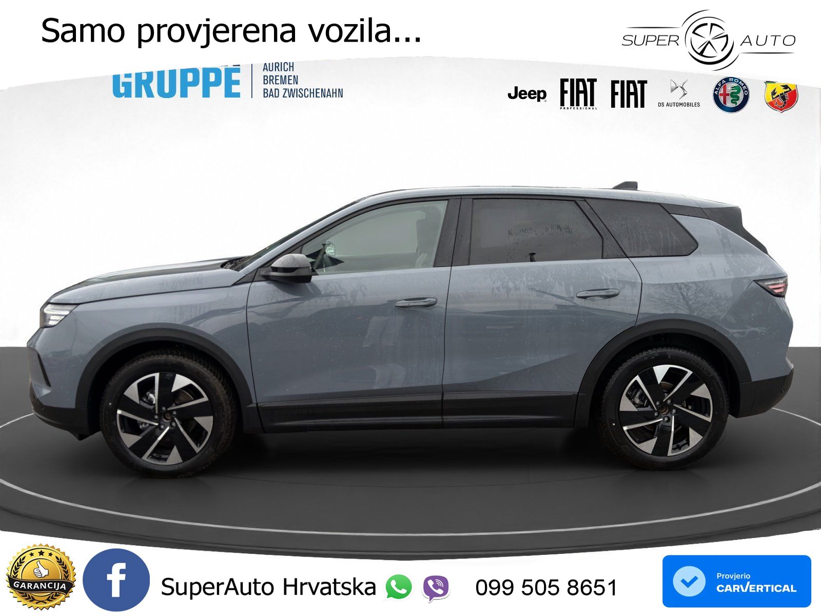 Opel Grandland 1.2 Turbo (145 KS) Hybrid eDCT GS LED+GR SJED+ACC