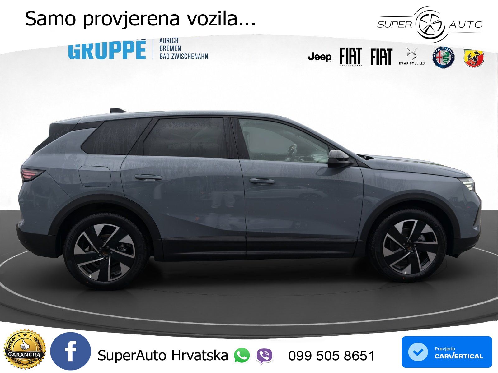 Opel Grandland 1.2 Turbo (145 KS) Hybrid eDCT GS LED+GR SJED+ACC