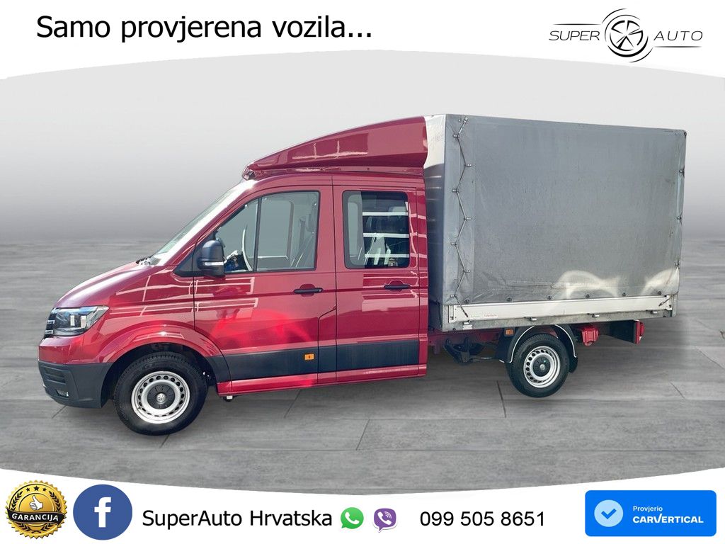 Volkswagen Crafter 35 Pritsche 2.0TDI  Doka Plane Spriegel 177 KS