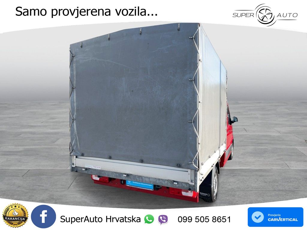 Volkswagen Crafter 35 Pritsche 2.0TDI  Doka Plane Spriegel 177 KS