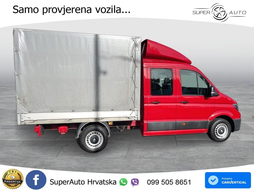 Volkswagen Crafter 35 Pritsche 2.0TDI  Doka Plane Spriegel 177 KS