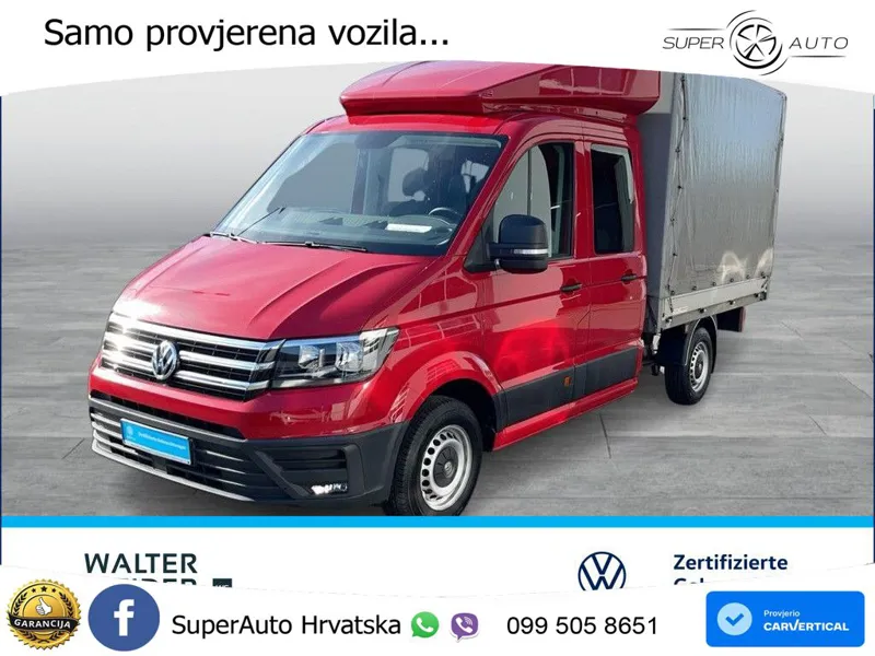 Volkswagen Crafter 35 Pritsche 2.0TDI  Doka Plane Spriegel 177 KS