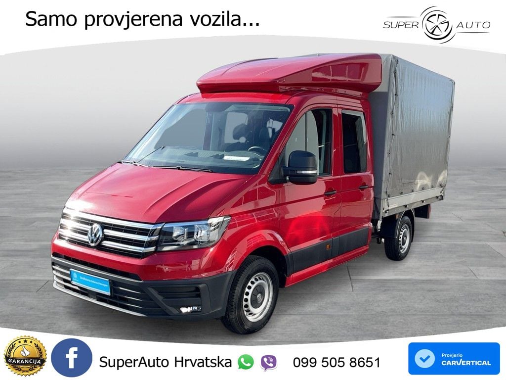 Volkswagen Crafter 35 Pritsche 2.0TDI  Doka Plane Spriegel 177 KS