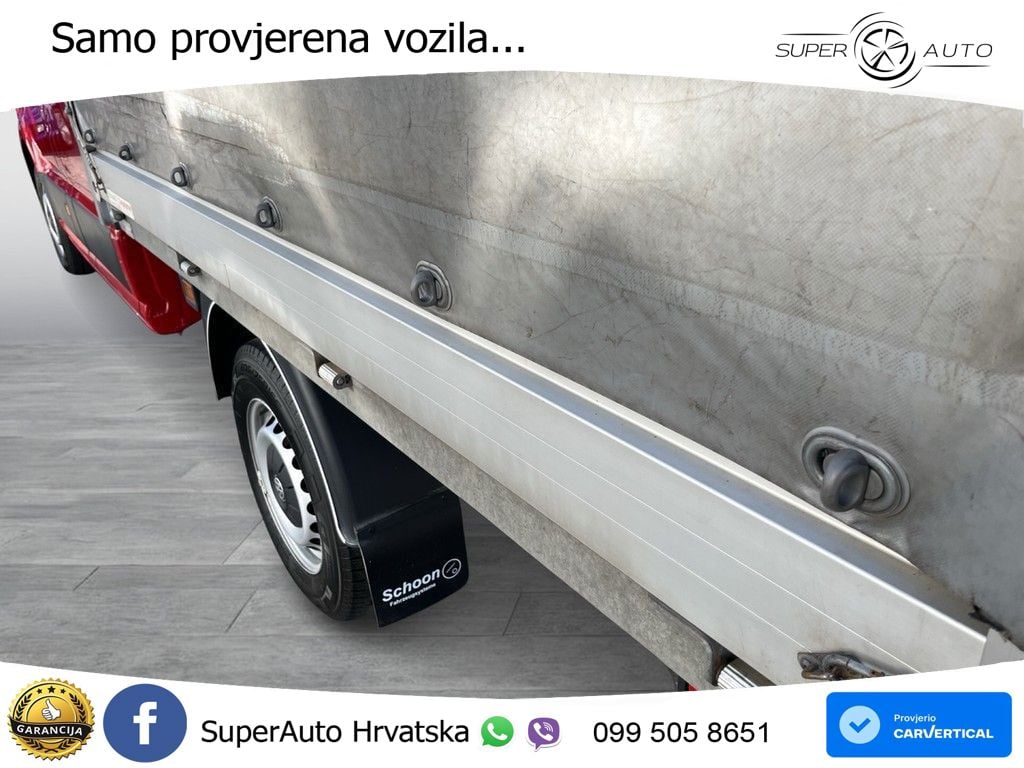 Volkswagen Crafter 35 Pritsche 2.0TDI  Doka Plane Spriegel 177 KS