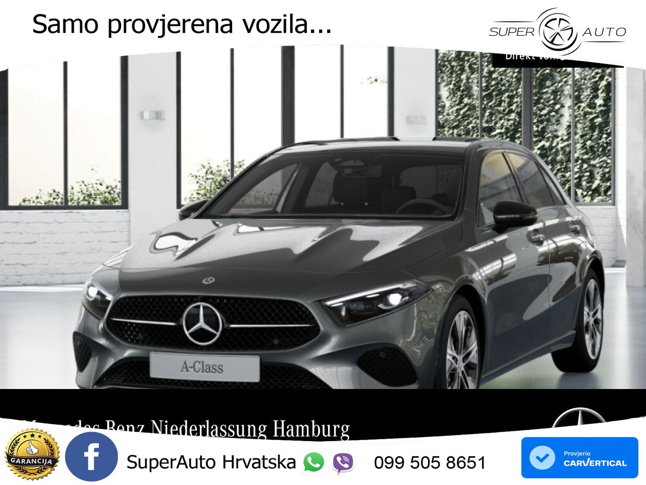 Mercedes-Benz A 200 7G-DCT LED+GR SJED+ACC
