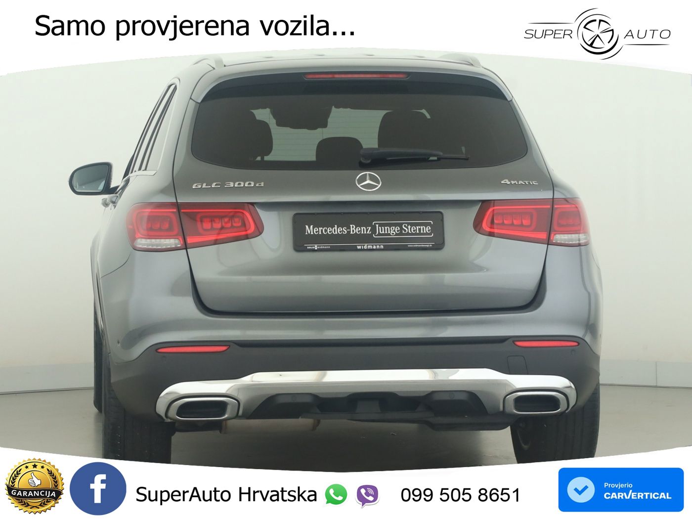Mercedes GLC 300d (245 KS) 4MATIC G-TRONIC LED+GR SJED+ACC