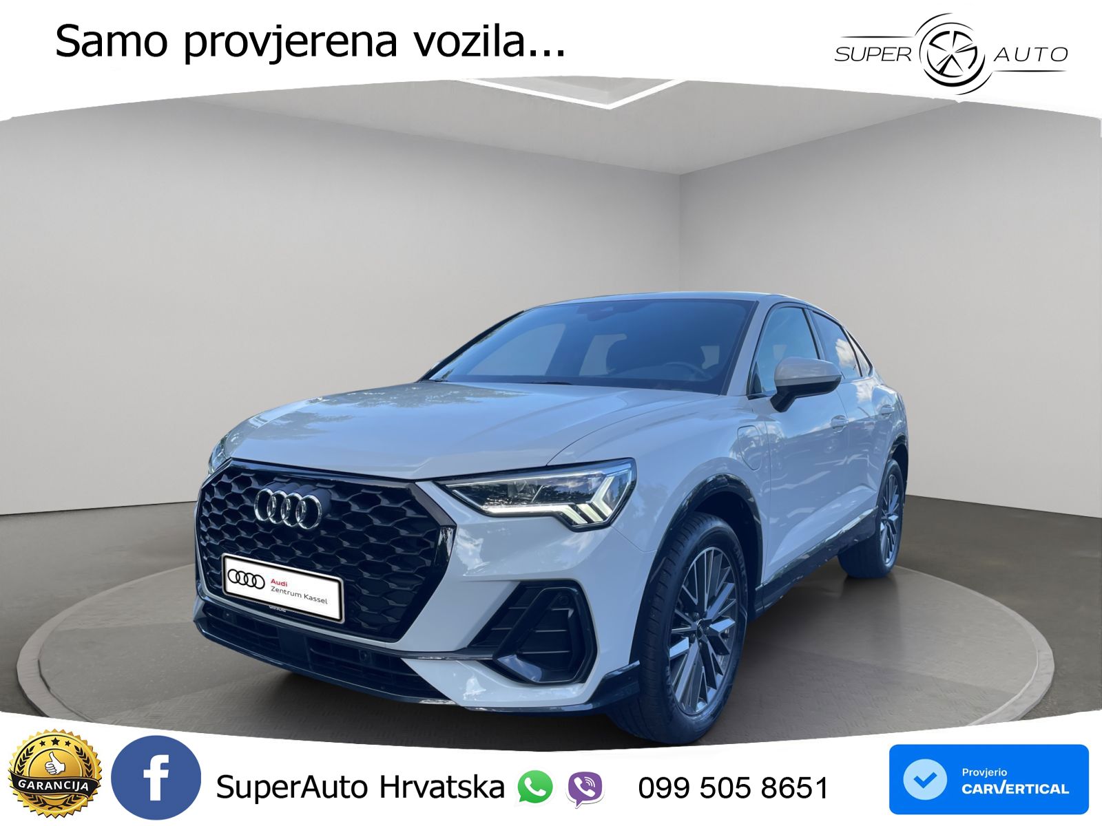 Audi Q3 Sportback 45 TFSIe (245 KS) S tronic S line LED+GR SJED+ACC