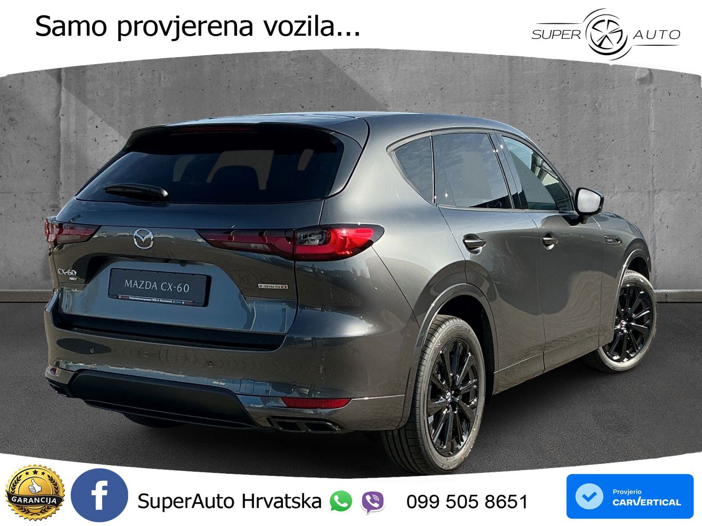 Mazda CX-60 3.3 e-Skyactiv D (254 KS) AWD Automatic MATRIX+GR SJED+KAM