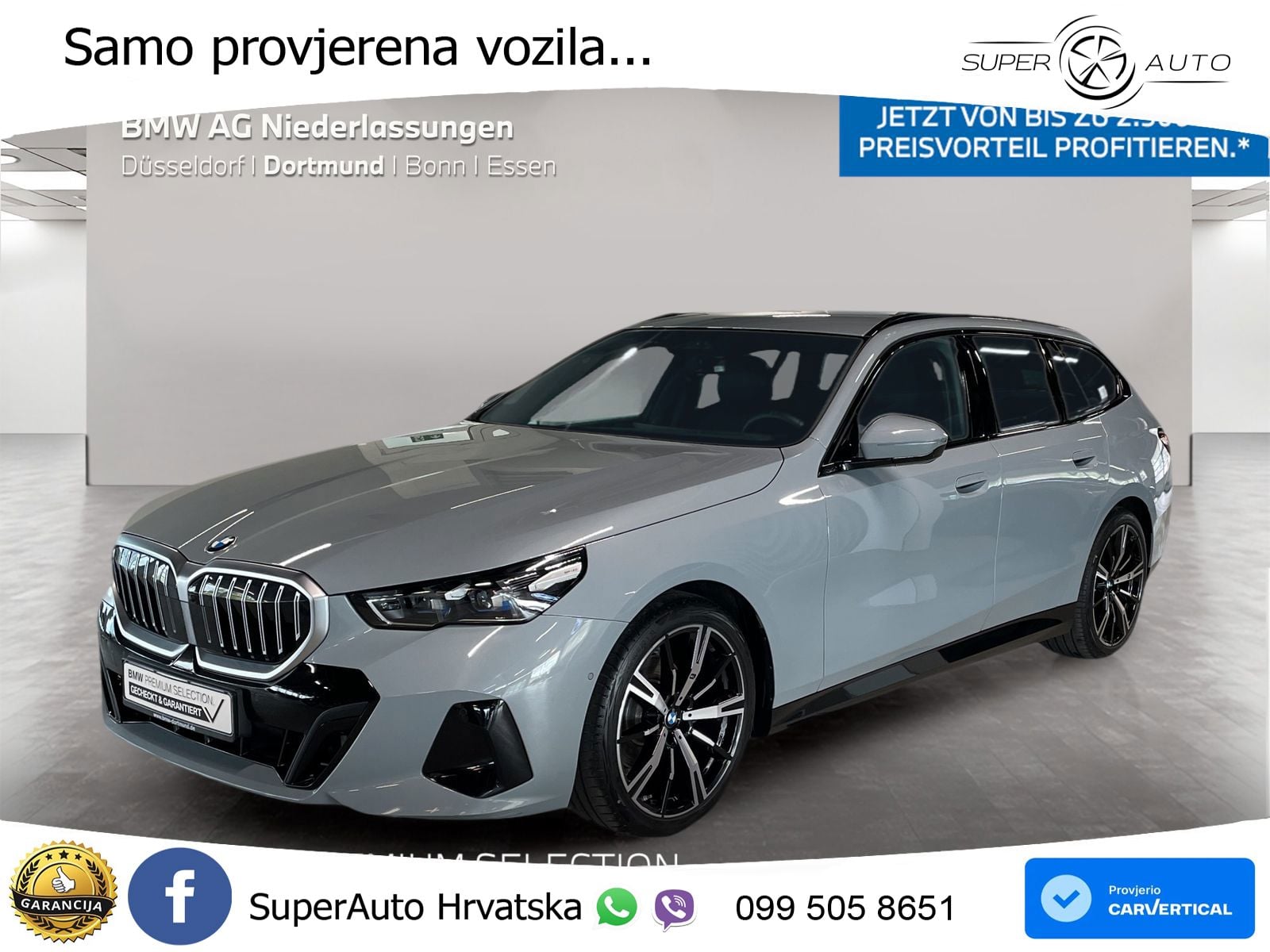 BMW 520d Touring (197 KS) Steptronic M Sport LED+GR SJED+ACC