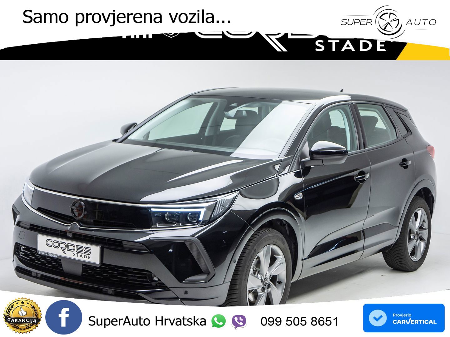 Opel Grandland 1.2i Turbo (130 KS) Automatic GS LED+GR SJED+ACC