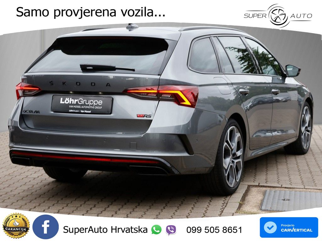 Škoda Octavia Combi RS 2.0 TDI (200 KS) DSG LED+GR SJED+ACC