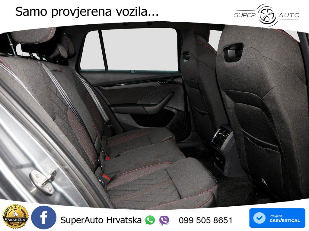 Škoda Octavia Combi RS 2.0 TDI (200 KS) DSG LED+GR SJED+ACC