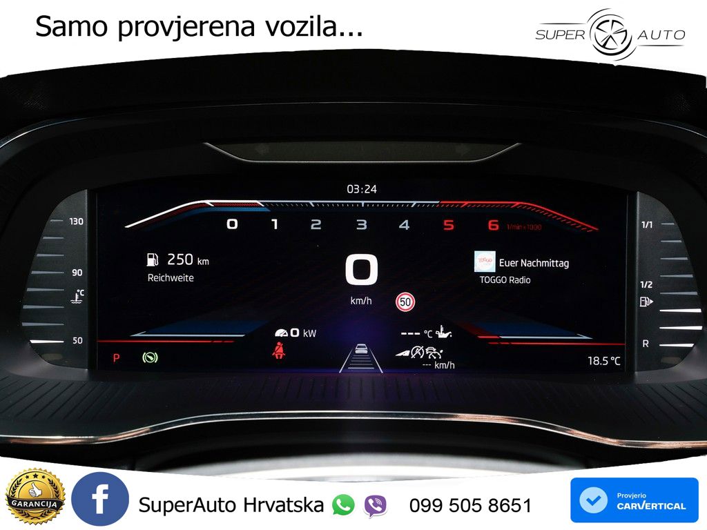 Škoda Octavia Combi RS 2.0 TDI (200 KS) DSG LED+GR SJED+ACC