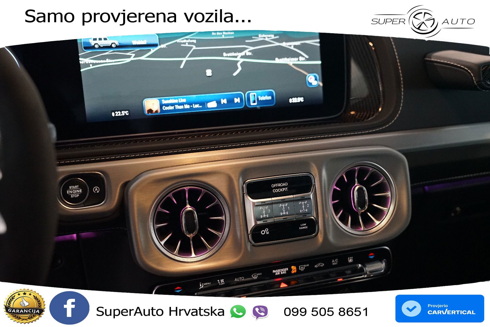 Mercedes AMG G 63 Long V8 (585 KS) 4MATIC 9G-TRONIC AMG SPEEDSHIFT TCT Superior LED+GR SJED+ACC