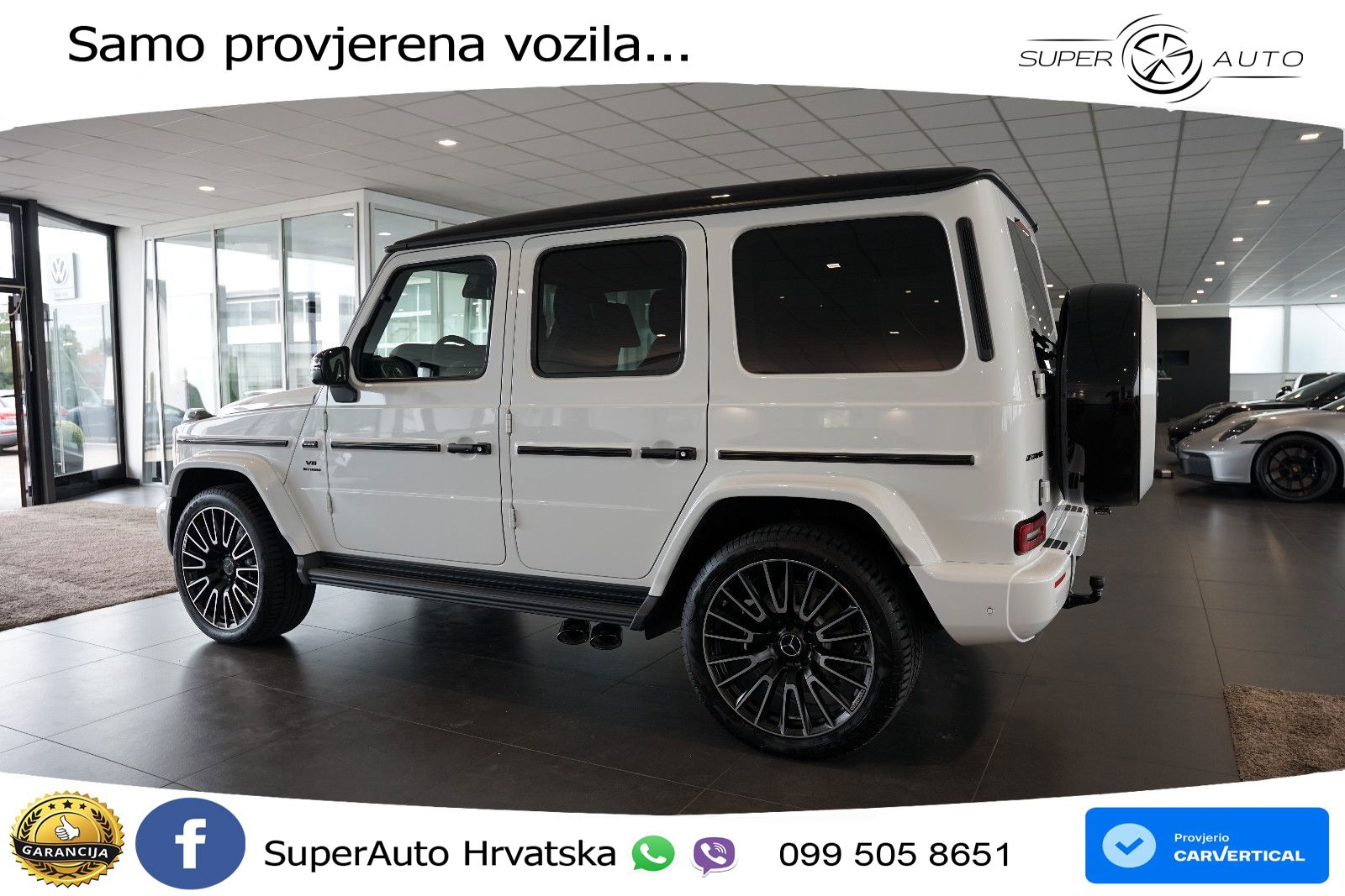 Mercedes AMG G 63 Long V8 (585 KS) 4MATIC 9G-TRONIC AMG SPEEDSHIFT TCT Superior LED+GR SJED+ACC