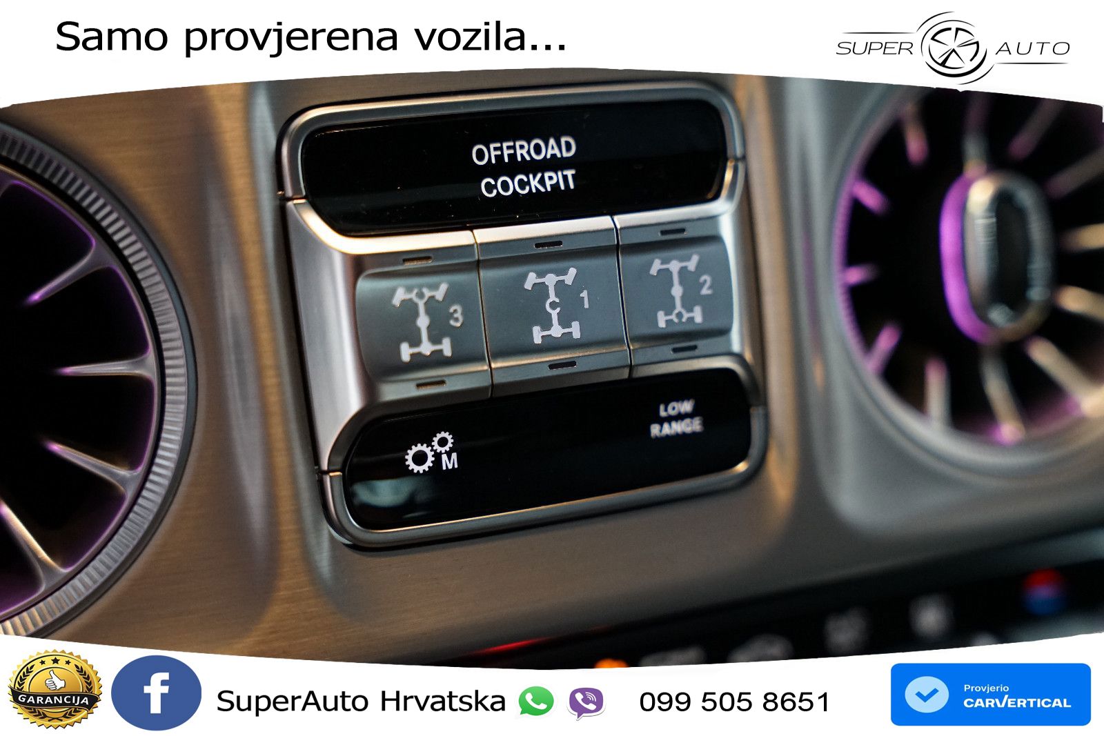 Mercedes AMG G 63 Long V8 (585 KS) 4MATIC 9G-TRONIC AMG SPEEDSHIFT TCT Superior LED+GR SJED+ACC