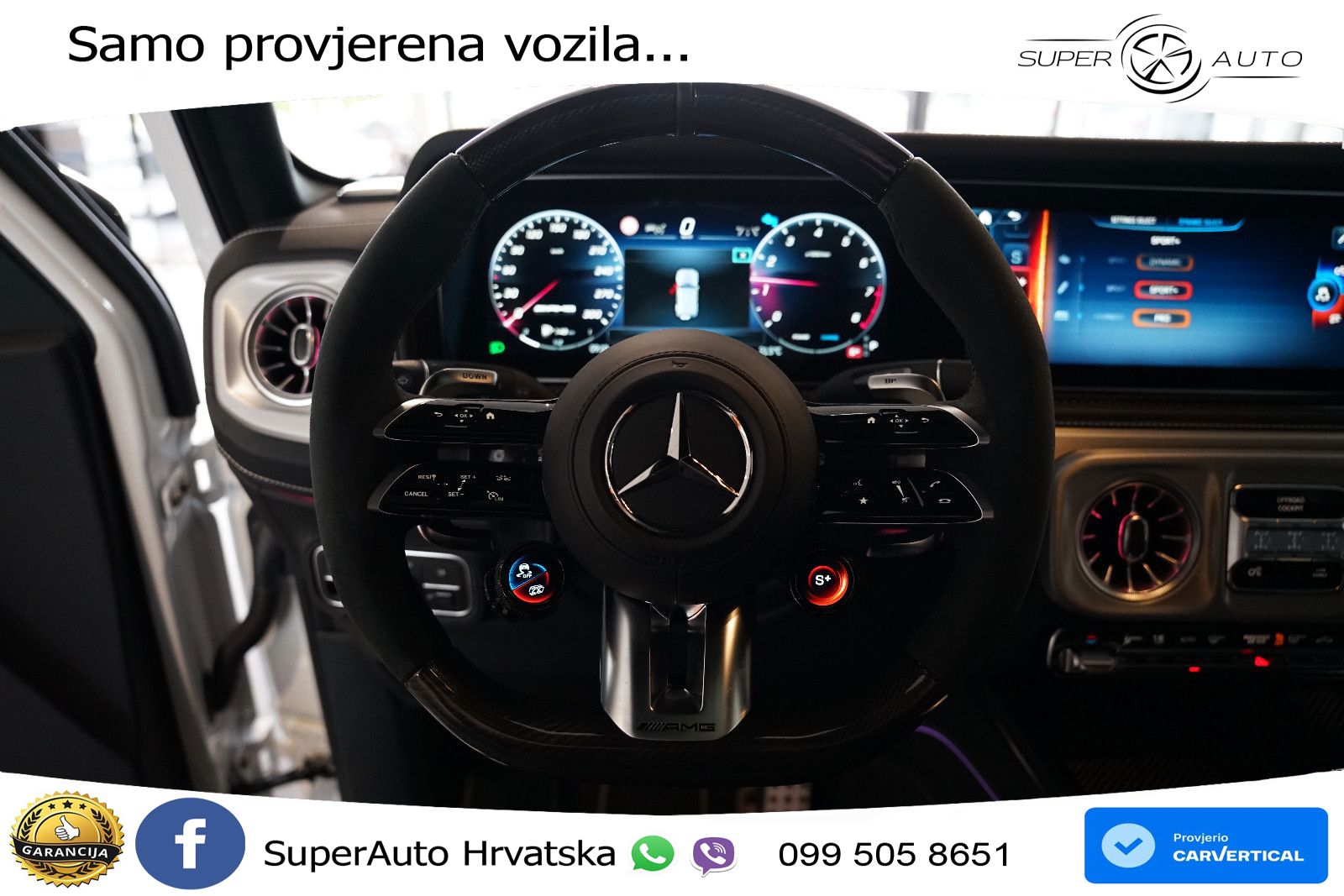 Mercedes AMG G 63 Long V8 (585 KS) 4MATIC 9G-TRONIC AMG SPEEDSHIFT TCT Superior LED+GR SJED+ACC