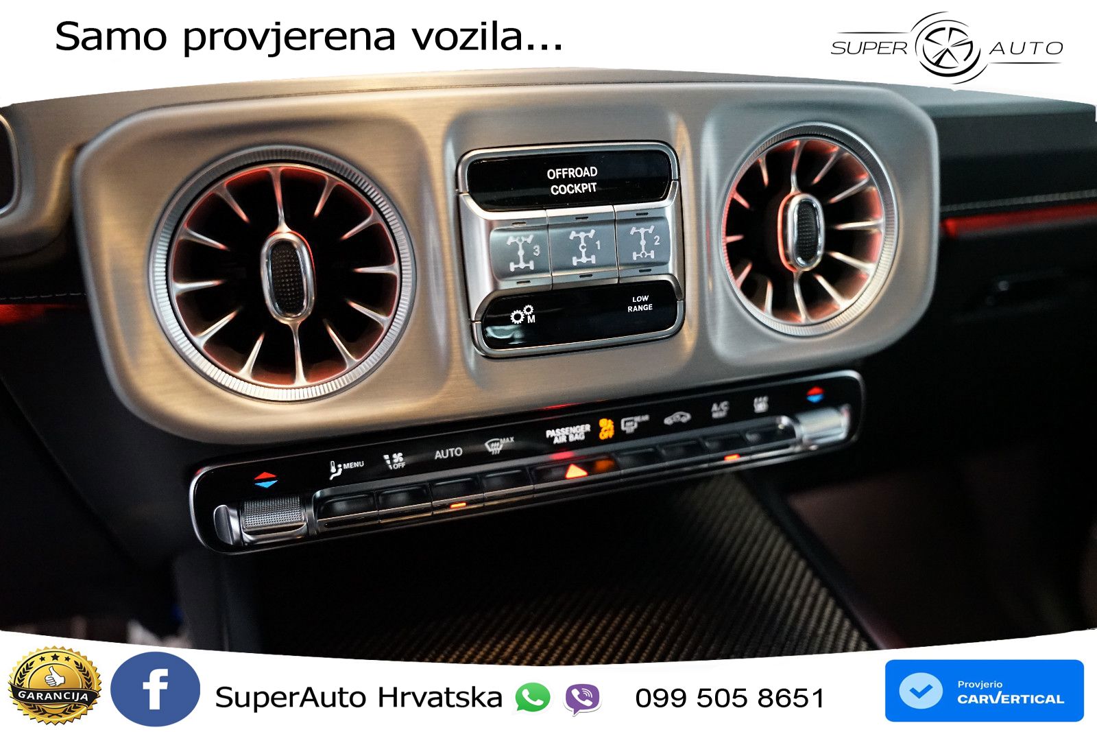Mercedes AMG G 63 Long V8 (585 KS) 4MATIC 9G-TRONIC AMG SPEEDSHIFT TCT Superior LED+GR SJED+ACC