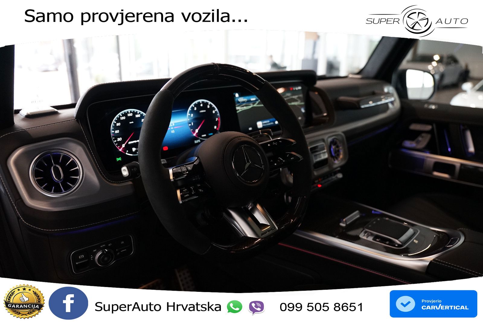 Mercedes AMG G 63 Long V8 (585 KS) 4MATIC 9G-TRONIC AMG SPEEDSHIFT TCT Superior LED+GR SJED+ACC