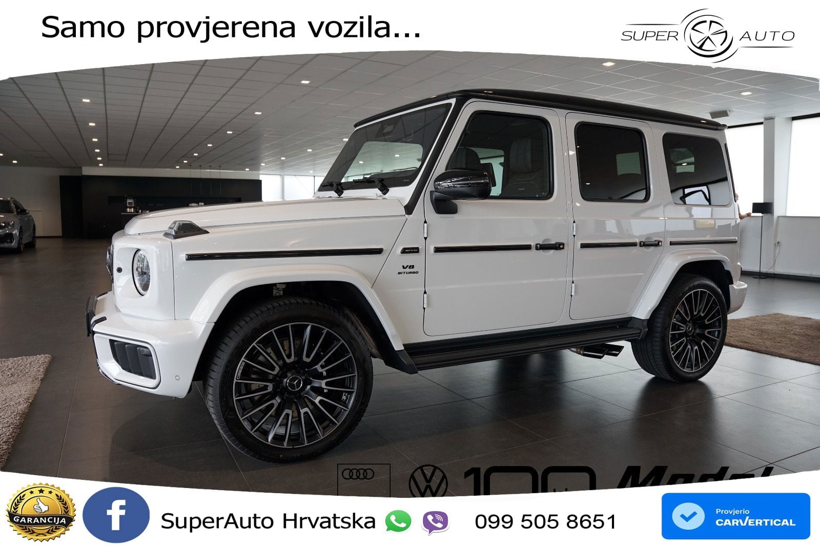 Mercedes AMG G 63 Long V8 (585 KS) 4MATIC 9G-TRONIC AMG SPEEDSHIFT TCT Superior LED+GR SJED+ACC