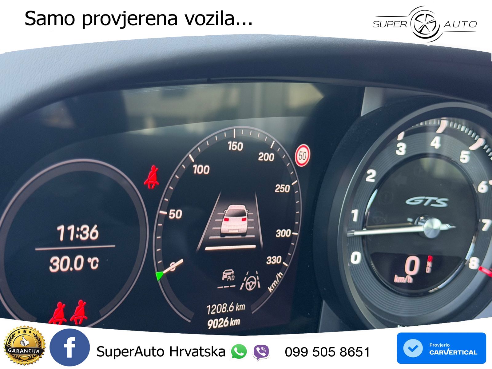 Porsche 911 Carrera GTS Cabriolet 3.0 (480 KS) PDK LED+GR SJED+ACC