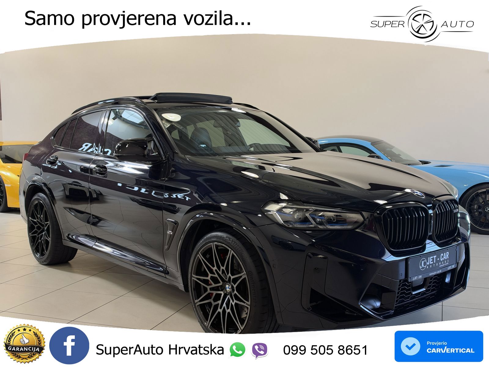 BMW X4 M Competition 3.0 (510 KS) xDrive Steptronic ACC+HEAD+4xGR SJED+360+PANO
