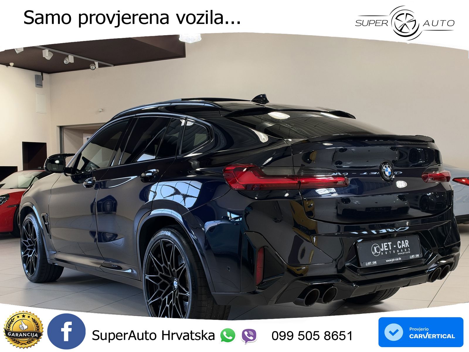 BMW X4 M Competition 3.0 (510 KS) xDrive Steptronic ACC+HEAD+4xGR SJED+360+PANO