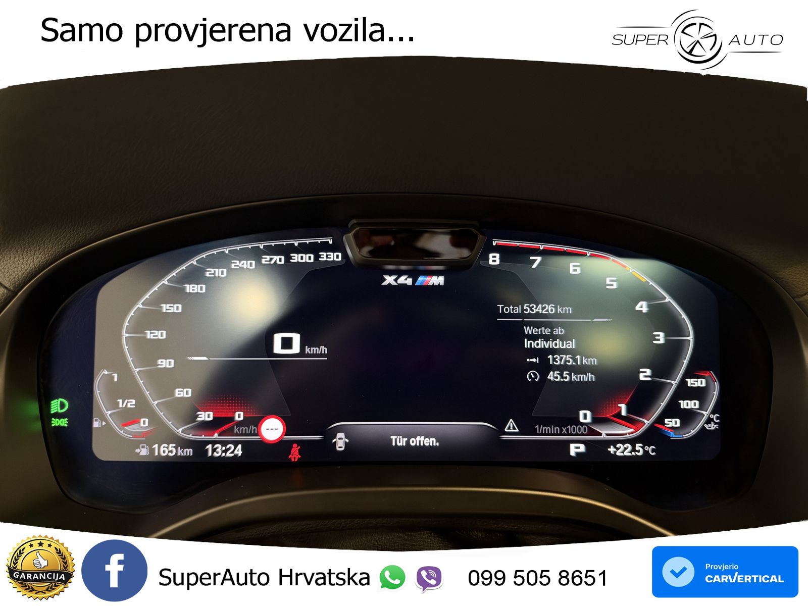 BMW X4 M Competition 3.0 (510 KS) xDrive Steptronic ACC+HEAD+4xGR SJED+360+PANO