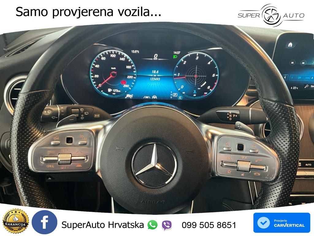 Mercedes GLC 220d (194 KS) 4MATIC G-TRONIC AMG LED+GR SJED+ACC