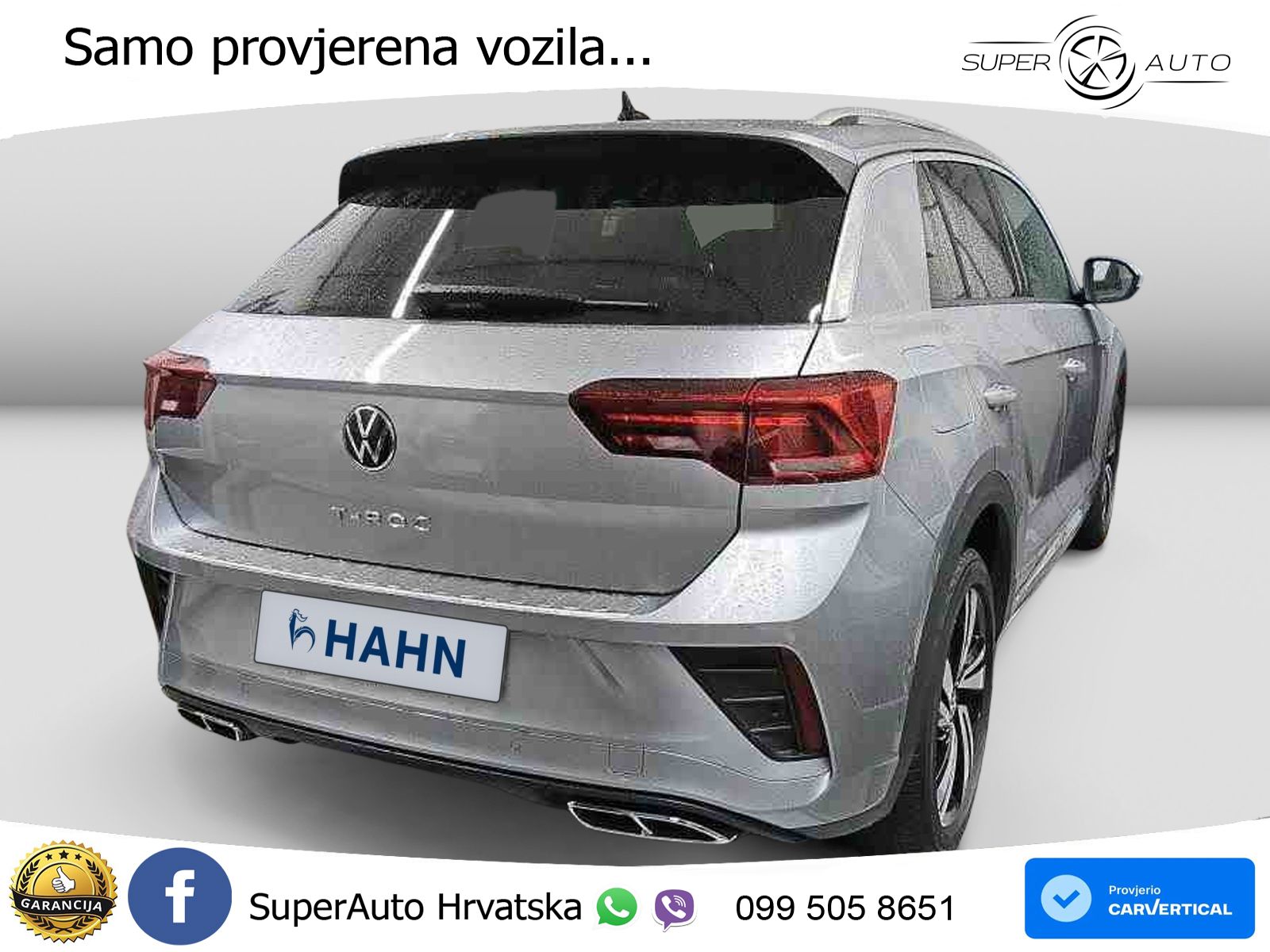 Volkswagen T-Roc 1.5 TSI (150 KS) DSG R-Line LED+GR SJED+ACC