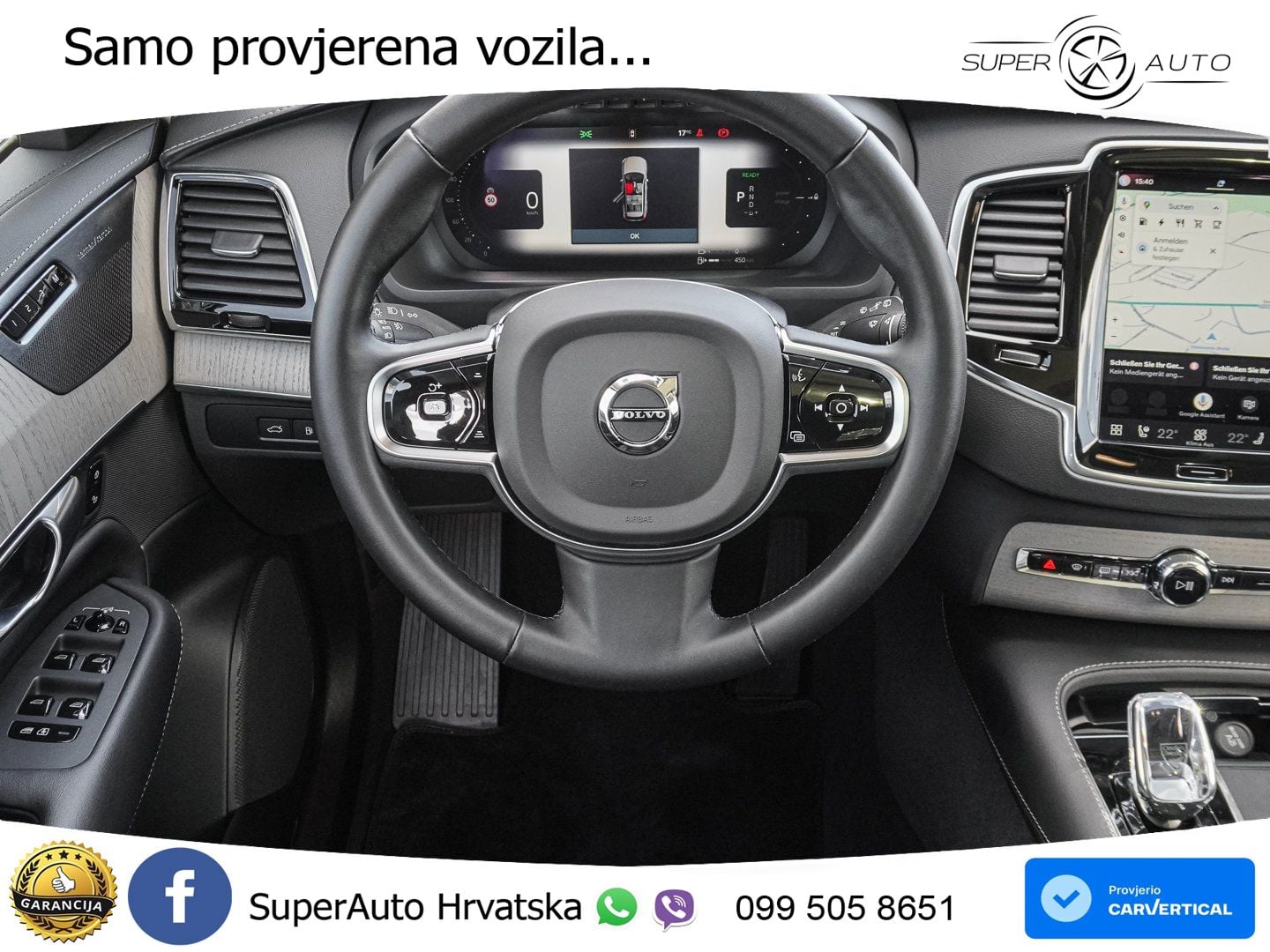 Volvo XC90 2.0 T8 AWD Automatic ACC+HEAD+4xGR SJED+360+PANO