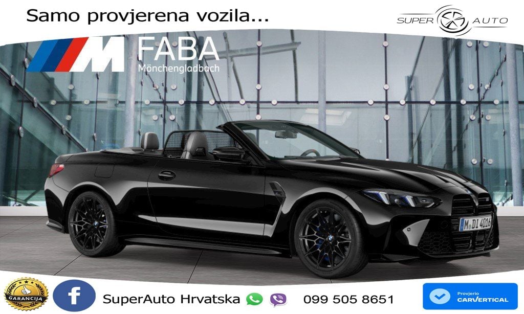 BMW M4 Convertible Competition 3.0 (530 KS) xDrive Steptronic LED+GR SJED+ACC