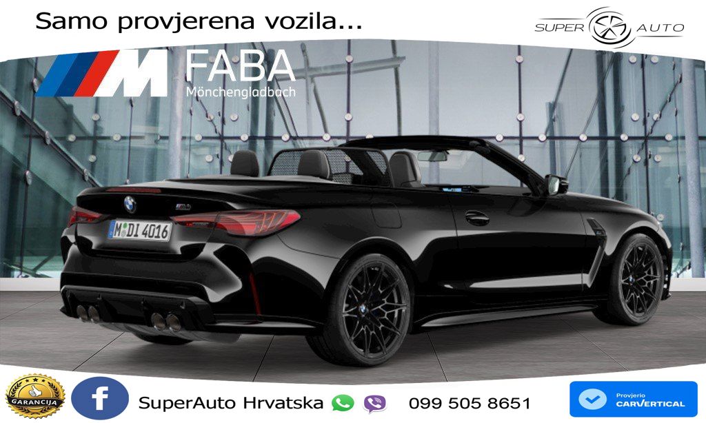 BMW M4 Convertible Competition 3.0 (530 KS) xDrive Steptronic LED+GR SJED+ACC