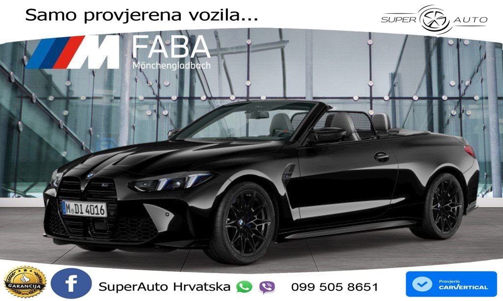 BMW M4 Convertible Competition 3.0 (530 KS) xDrive Steptronic LED+GR SJED+ACC
