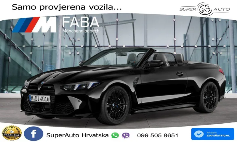 BMW M4 Convertible Competition 3.0 (530 KS) xDrive Steptronic LED+GR SJED+ACC