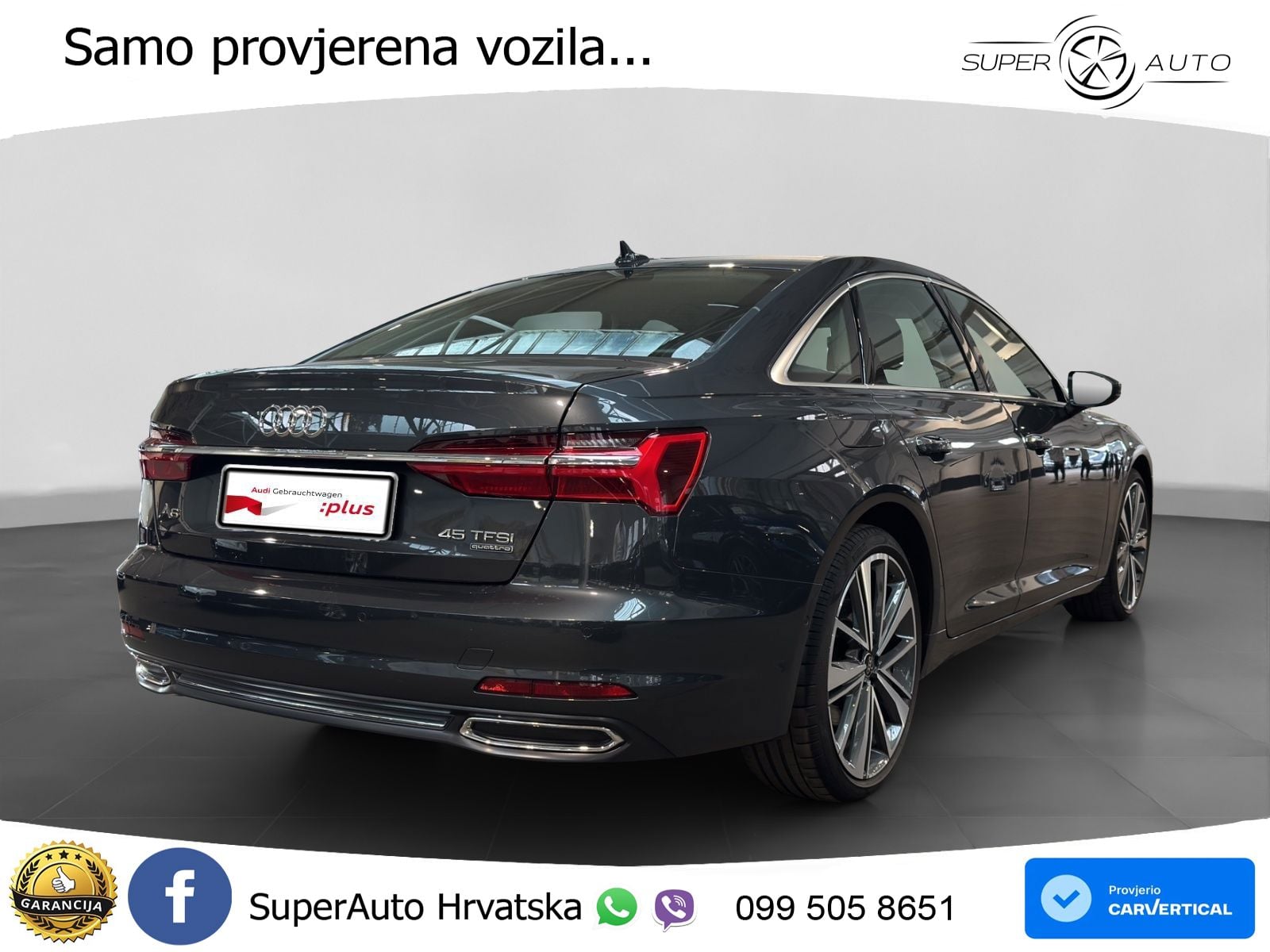 Audi A6 45 TFSI (265 KS) quattro ultra S tronic LED+GR SJED+ACC