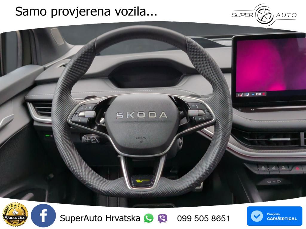 Škoda Enyaq iV RS 82 kWh (340 KS) AWD Suite MATRIX+GR SJED+KAM