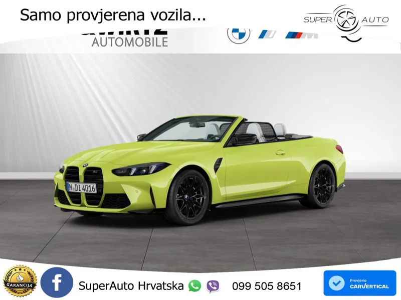 BMW M4 Convertible Competition 3.0 (530 KS) xDrive Steptronic