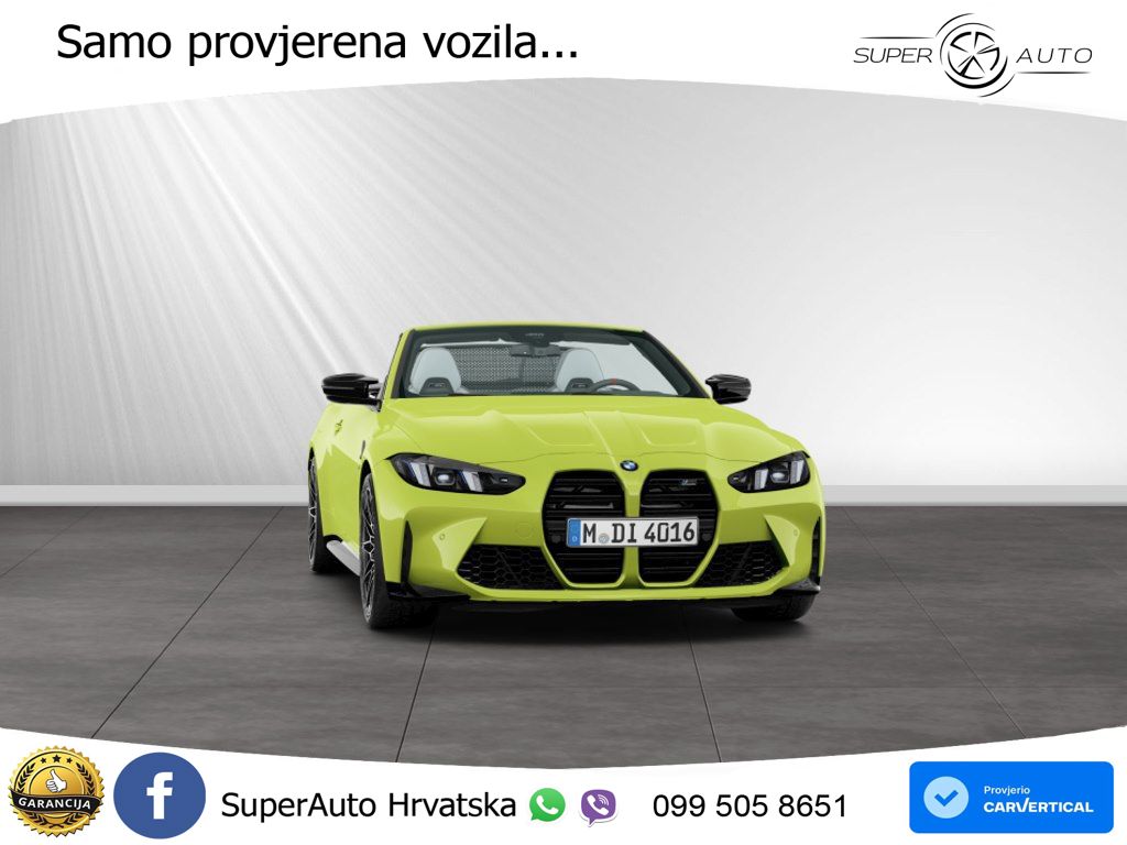 BMW M4 Convertible Competition 3.0 (530 KS) xDrive Steptronic