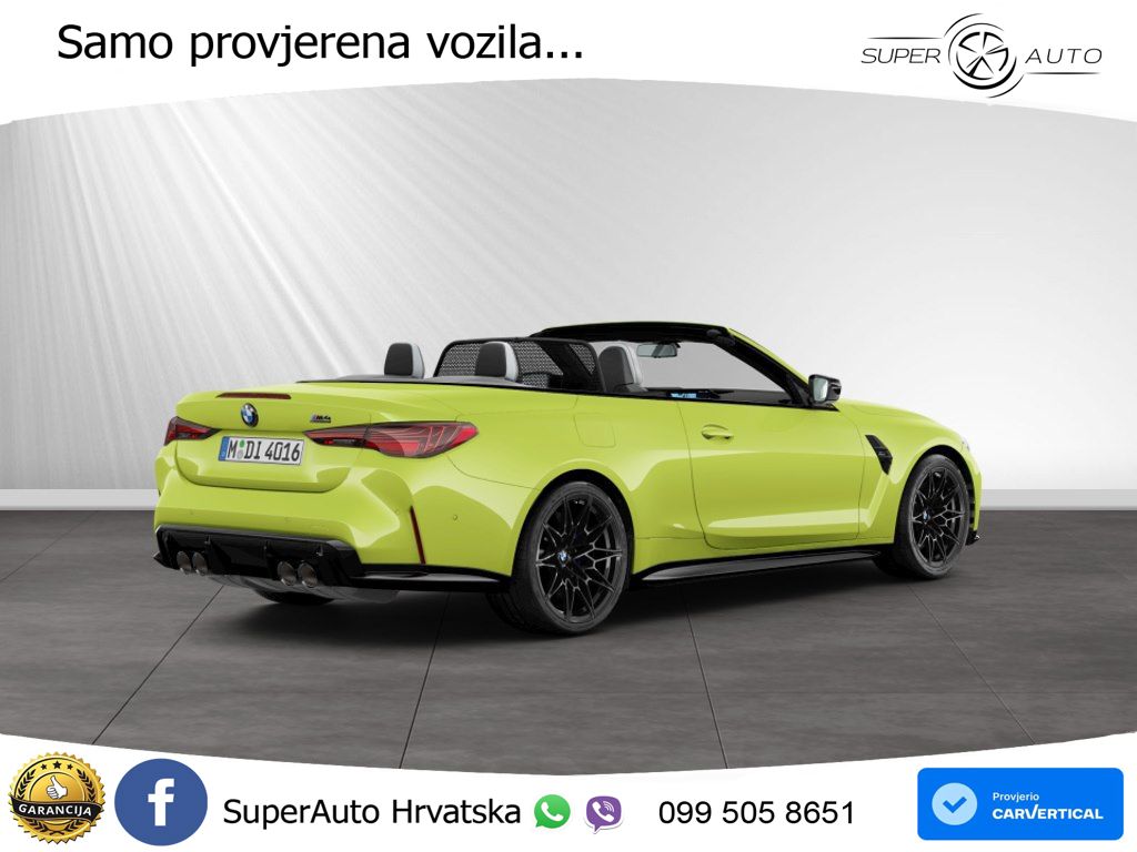 BMW M4 Convertible Competition 3.0 (530 KS) xDrive Steptronic
