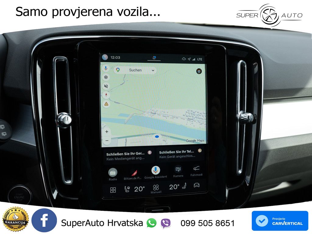 Volvo XC40 2.0 B3 163 KS Automatic LED+GR SJED+ACC