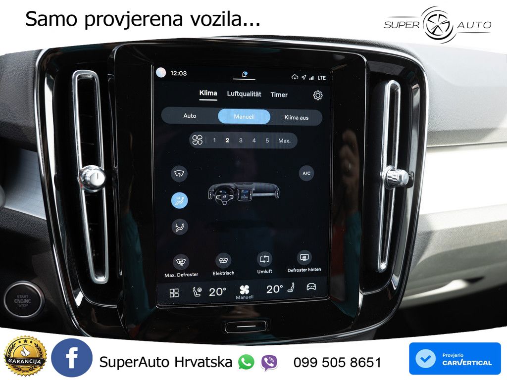 Volvo XC40 2.0 B3 163 KS Automatic LED+GR SJED+ACC