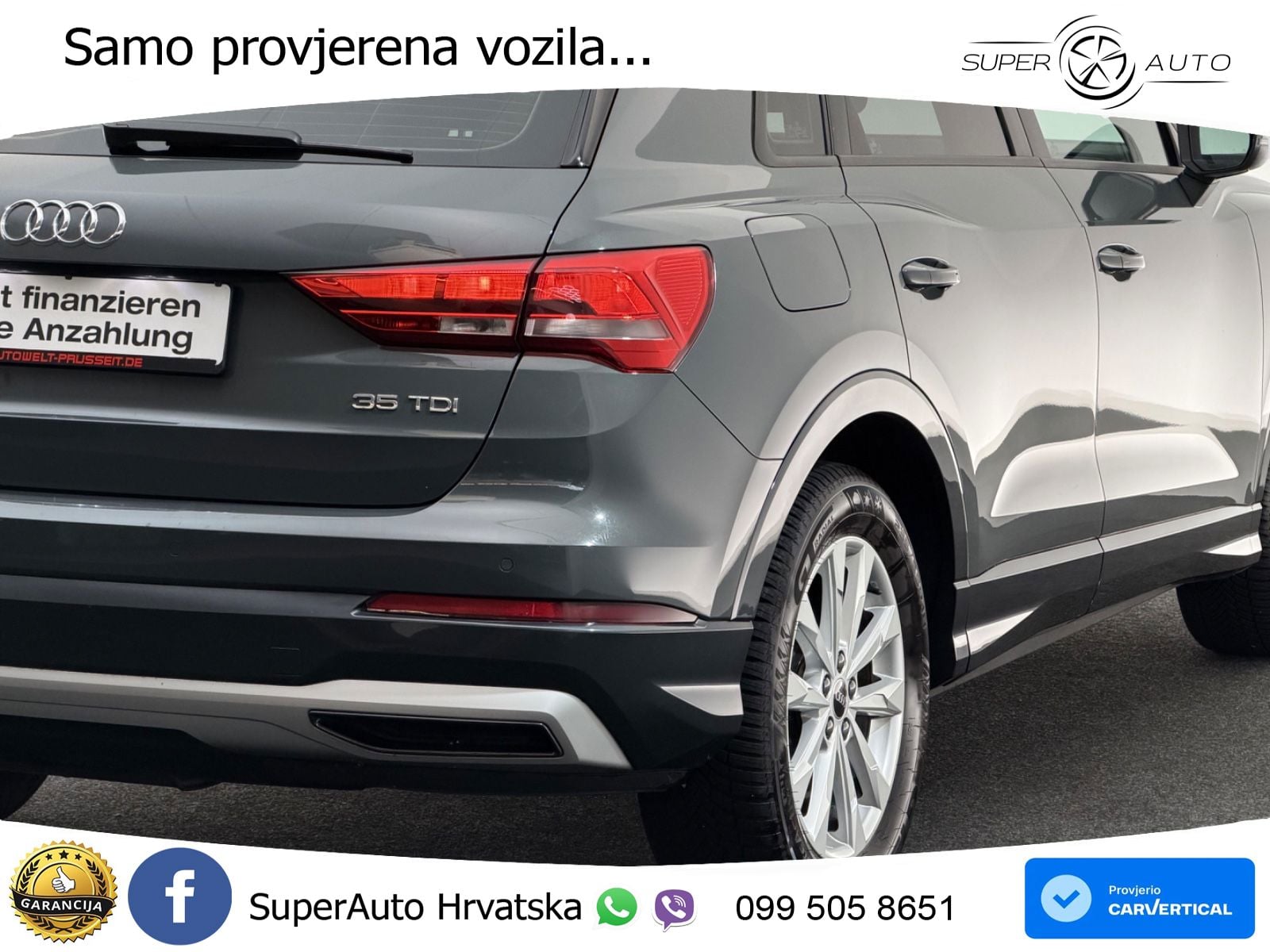 Audi Q3 35 TDI (150 KS) S tronic advanced LED+GR SJED+ACC