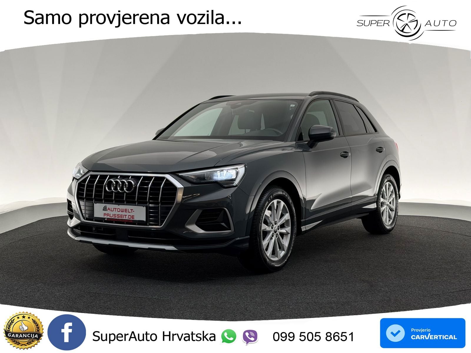 Audi Q3 35 TDI (150 KS) S tronic advanced LED+GR SJED+ACC
