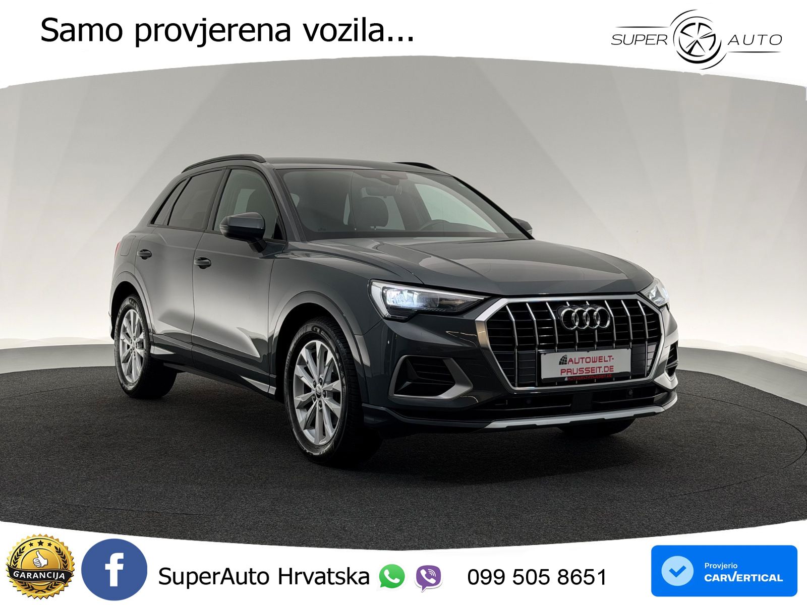 Audi Q3 35 TDI (150 KS) S tronic advanced LED+GR SJED+ACC
