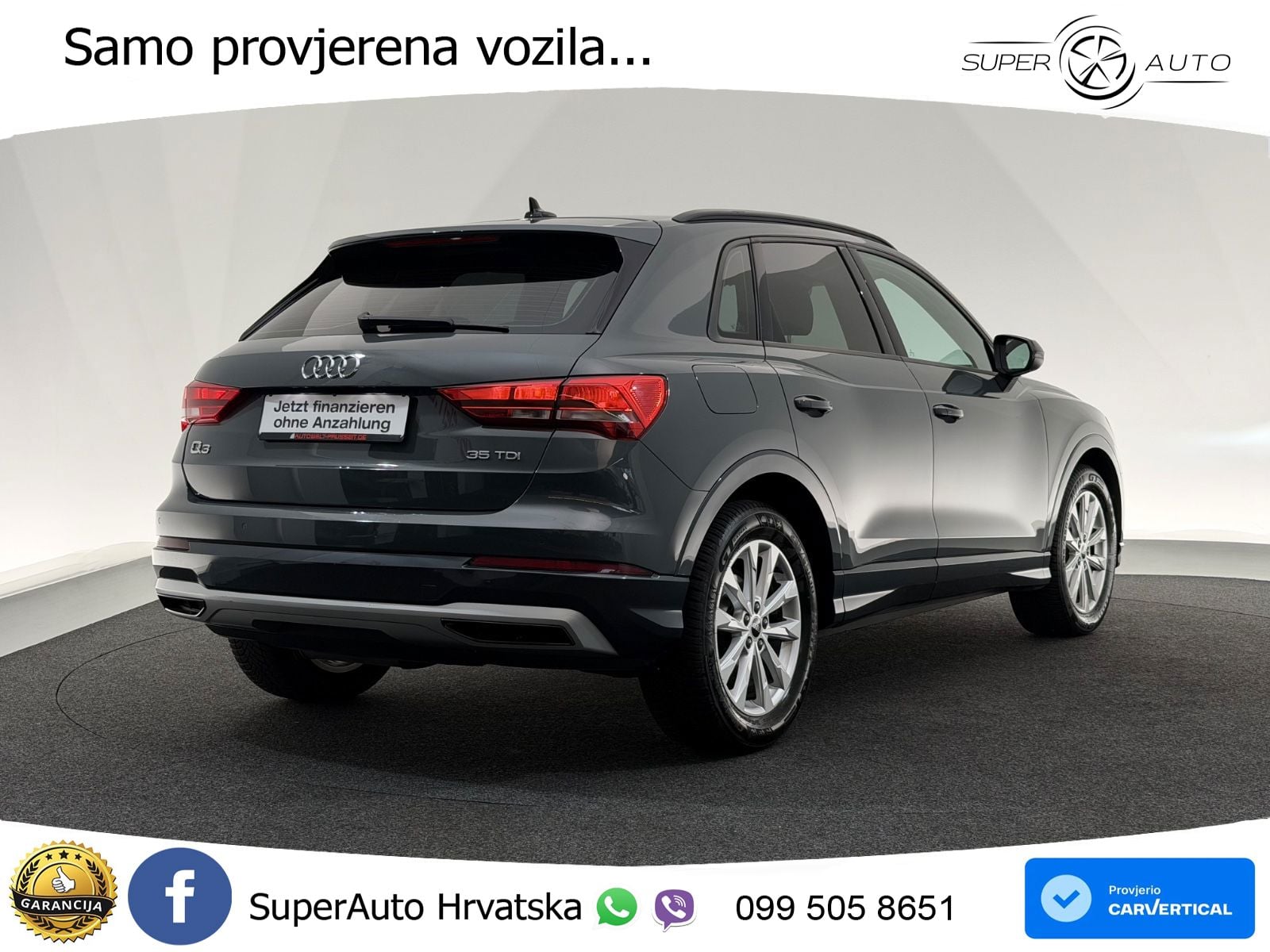 Audi Q3 35 TDI (150 KS) S tronic advanced LED+GR SJED+ACC