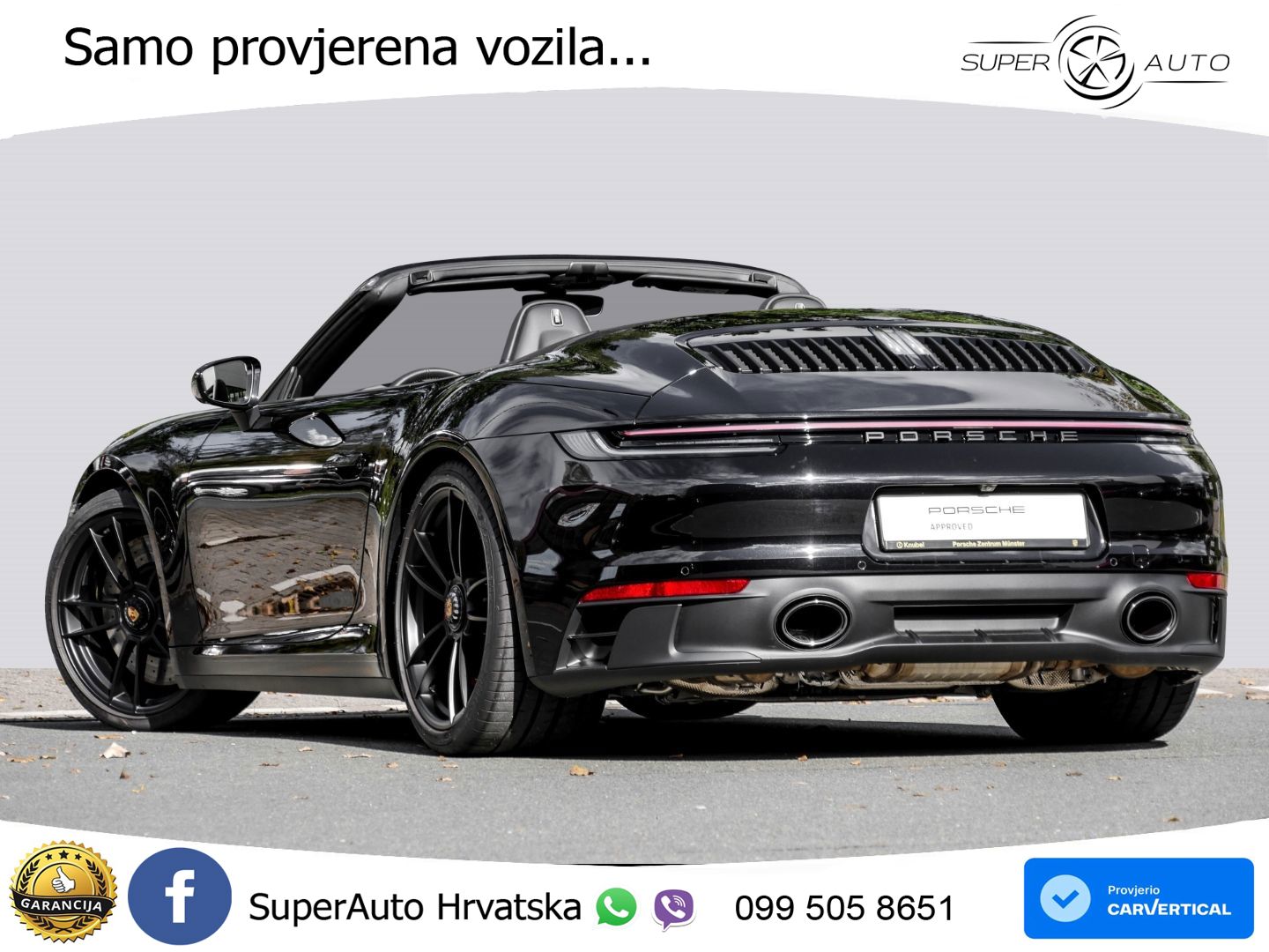 Porsche 911 Carrera 4 GTS Cabriolet 3.0 (480 KS) PDK LED+GR SJED+ACC