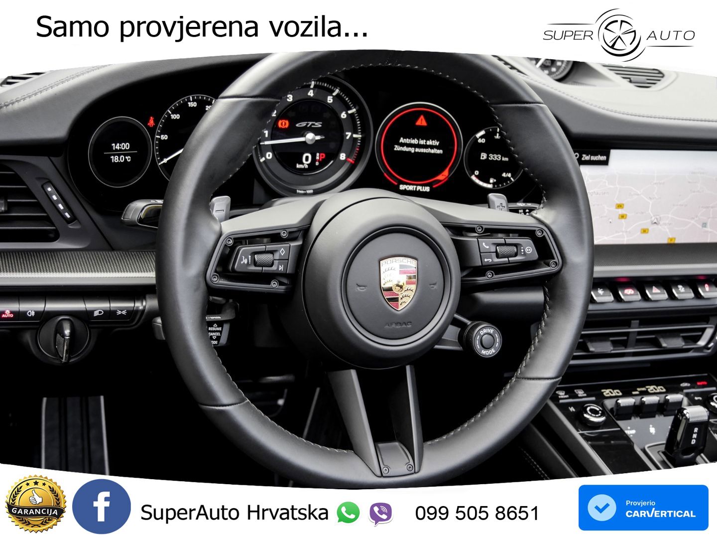Porsche 911 Carrera 4 GTS Cabriolet 3.0 (480 KS) PDK LED+GR SJED+ACC